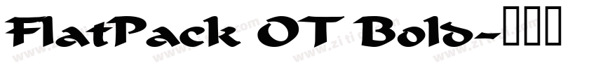 FlatPack OT Bold字体转换